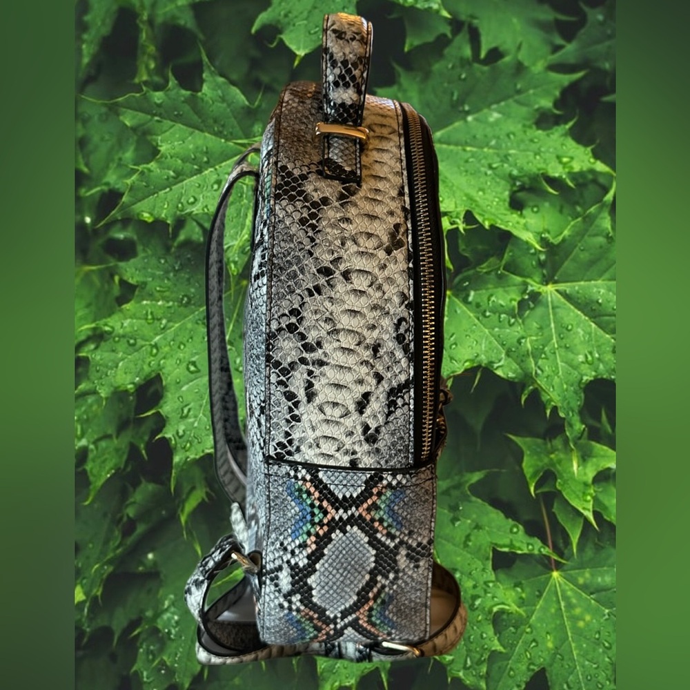 ALDO Faux Snakeskin Backpack NWOT - Picture 6 of 13